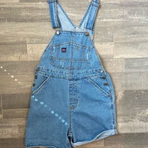 unionbay vintage fit overall shorts